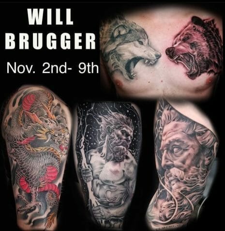 WILL BRUGGER (GUEST ARTIST 11/2 – 11/9 ONLY!)